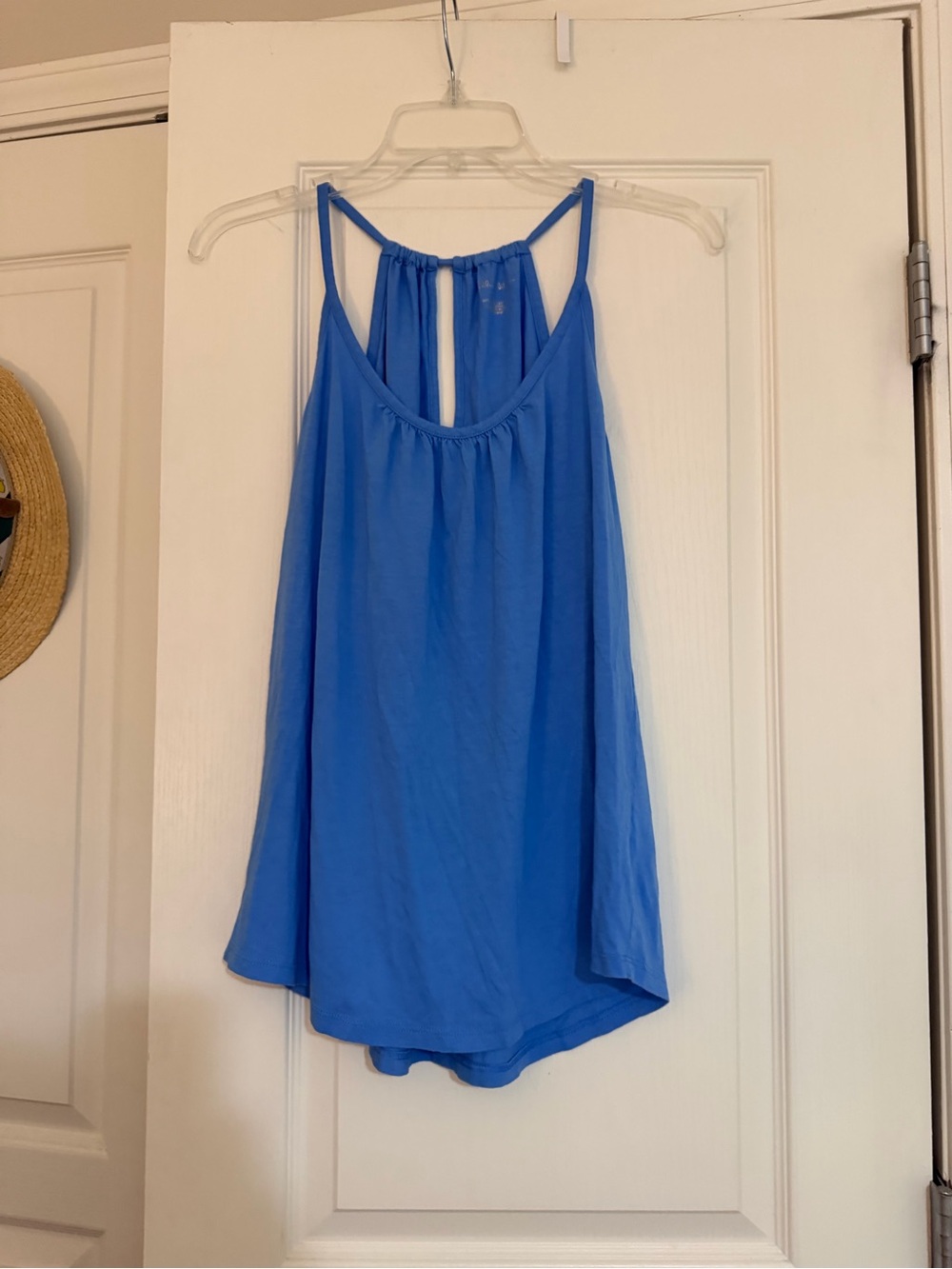 Lilly Pulitzer blue cotton relaxed fit tank, size S